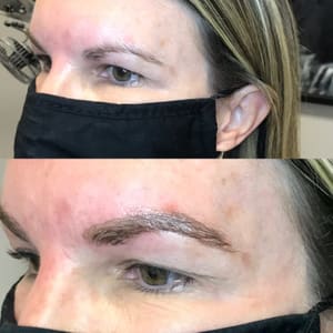 Eyebrow Tattoo result by Precision Lash and Ink in New Hope, PA