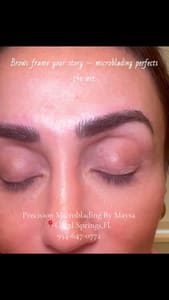 Eyebrow Tattoo result by Precision Microblading By Maysa in Tamarac, FL