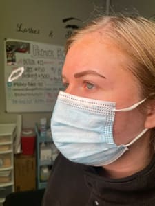 Eyebrow Tattoo result by Premier Beauty Salon in Elizabethtown, KY