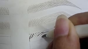 Eyebrow Tattoo result by Premier Beauty Salon LLC in Louisville, KY