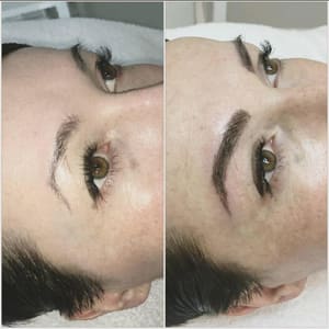 Eyebrow Tattoo result by Premier Permanent Makeup@ Florida Medical Clinic in Land O Lakes, FL