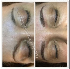 Eyebrow Tattoo result by Premier Permanent Makeup@ Imperial Salon and Spa in Melbourne, FL