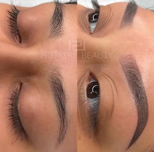 Eyebrow Tattoo result by Premiere Beauty Permanent Makeup & Spa in Pasadena, TX