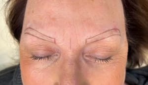 Eyebrow Tattoo result by Premiere Day Spa & Salon in Girard, PA