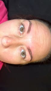 Eyebrow Tattoo result by PrettiPMU in Wichita, KS