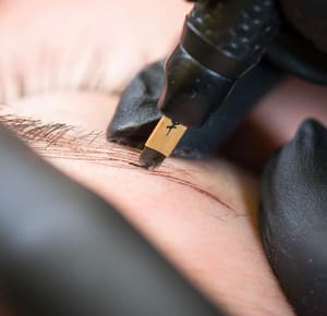 Eyebrow Tattoo result by Pretty Girls Ink Training Academy in Red Bank, NJ