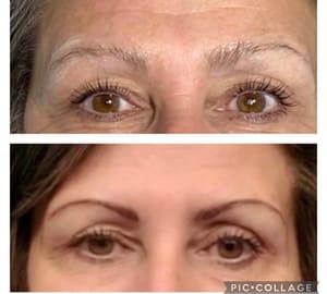 Eyebrow Tattoo result by Pretty In Ink By Amy in Washington, IL