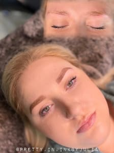 Eyebrow Tattoo result by Pretty in Ink by Julia in Yreka, CA