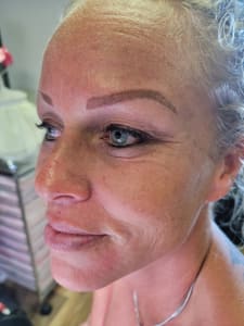 Eyebrow Tattoo result by Pretty in Ink By Lorie in Rockledge, FL