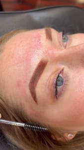 Eyebrow Tattoo result by Pretty In Ink by Mya Nikkila in Vancouver, WA