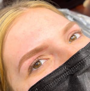 Eyebrow Tattoo result by Pretty In Ink by Mya Nikkila in Vancouver, WA