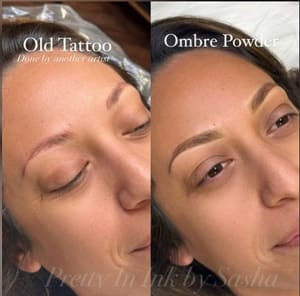 Eyebrow Tattoo result by Pretty In Ink By Sasha LLC in Temecula, CA