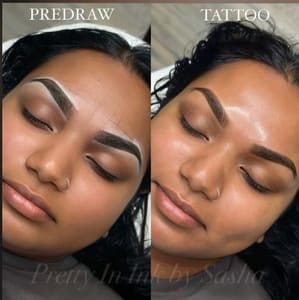 Eyebrow Tattoo result by Pretty In Ink By Sasha LLC in Temecula, CA