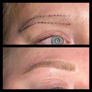 Eyebrow Tattoo result by Pretty In Ink Microblading Studio LLC in Utica, NY