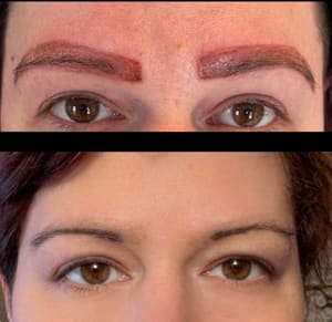 Eyebrow Tattoo result by Pretty In Ink Microblading Studio LLC in Utica, NY