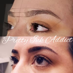 Eyebrow Tattoo result by Pretty Ink Addict in Cypress, TX