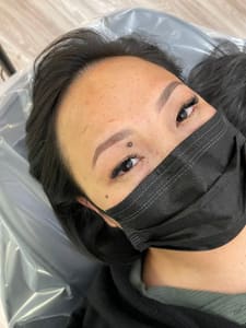Eyebrow Tattoo result by Pretty Ink, LLC in Seattle, WA