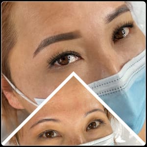 Eyebrow Tattoo result by Pretty Ink, LLC in Seattle, WA