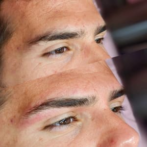 Eyebrow Tattoo result by Pretty Ink Permanent Cosmetics Studio in Clearwater, FL