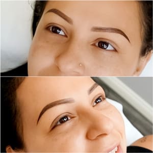 Eyebrow Tattoo result by Pretty Inks, LLC in Huntington Beach, CA