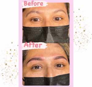 Eyebrow Tattoo result by Pretty makeover by wi in Seekonk, MA