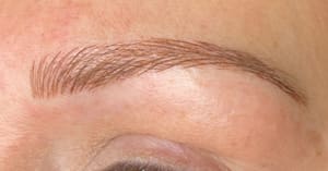 Eyebrow Tattoo result by Pretty N' Ink Permanent Cosmetic Studio in Grand Blanc, MI