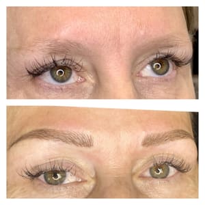 Eyebrow Tattoo result by Pretty N' Ink Permanent Cosmetic Studio in Grand Blanc, MI