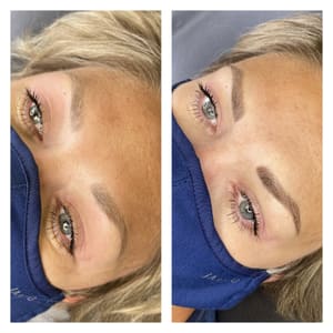 Eyebrow Tattoo result by Pretty N' Ink Permanent Cosmetic Studio in Grand Blanc, MI