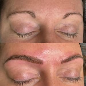Eyebrow Tattoo result by Pretty N Ink Permanent Makeup in Columbia, MS