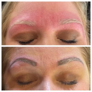 Eyebrow Tattoo result by Pretty N Ink Permanent Makeup in Columbia, MS