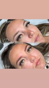 Eyebrow Tattoo result by Pretty Pigment Parlour in Santa Ana, CA