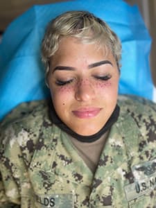 Eyebrow Tattoo result by Pretty & Primped, LLC in Virginia Beach, VA