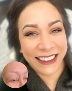 Eyebrow Tattoo result by PrettyBird Beauty in Long Beach, CA