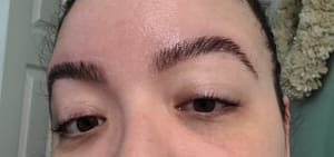 Eyebrow Tattoo result by Prickly Peach Wax Bar & Spa in Schertz, TX