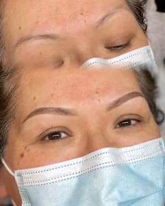 Eyebrow Tattoo result by Prima Beauty Lounge in San Antonio, TX