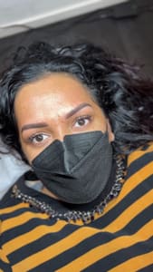 Eyebrow Tattoo result by Prima Beauty Lounge in San Antonio, TX