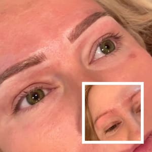 Eyebrow Tattoo result by Prima Beauty Studio in Bloomington, IL