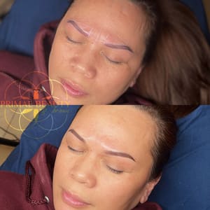 Eyebrow Tattoo result by Primal Beauty and Brows in Kennewick, WA