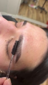Eyebrow Tattoo result by Prime Looks Permanent Makeup& Microblading Studio in Woodbridge, VA