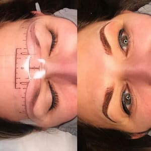 Eyebrow Tattoo result by PRIME Microblading & Beauty in Barneveld, NY