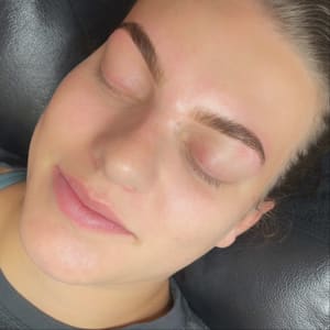 Eyebrow Tattoo result by Primp Aesthetics Studio in Olympia, WA