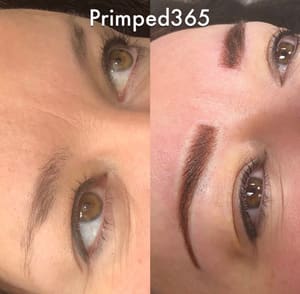 Eyebrow Tattoo result by Primped 365, Permanent Makeup and Wigs in Christiansburg, VA