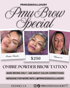 Eyebrow Tattoo result by Princess Soul Luxury Brows in Arroyo Grande, CA