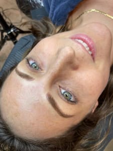 Eyebrow Tattoo result by Priscilla Anderson Artistry in League City, TX