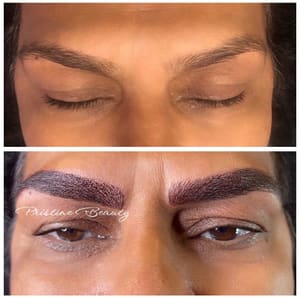 Eyebrow Tattoo result by Pristine Beauty in Hempstead, TX