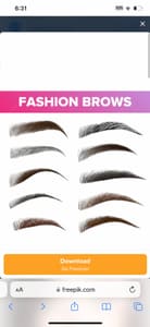 Eyebrow Tattoo result by Private Eye Salon LLC in Las Vegas, NV
