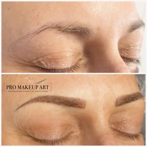 Eyebrow Tattoo result by Pro Makeup Art by Ashley Marie Microblading, Permanent Makeup in Cicero, IL