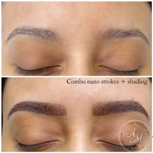 Eyebrow Tattoo result by Pro Makeup Art by Ashley Marie Microblading, Permanent Makeup in Cicero, IL