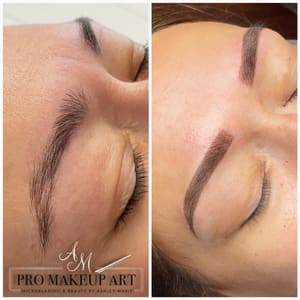 Eyebrow Tattoo result by Pro Makeup Art by Ashley Marie Microblading, Permanent Makeup in Cicero, IL