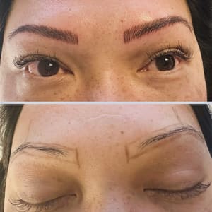Eyebrow Tattoo result by Professional Hollywood Beauty in Centennial, CO